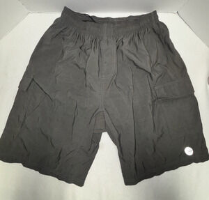 Cycling Shorts Mens 2X Gray Padded Lined Comfort Biking See the Logo